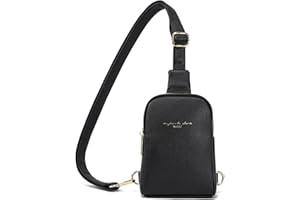 AOCINA INICAT Small Sling Bag Crossbody Vegan Leather Fanny Packs for Women Fashionable Chest Bag for Travel