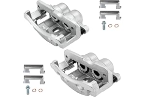 BETTHAND Rear Brake Calipers with Bracket 18B4728+18B4729 New Replace for 2001-2010 Chevy Silverado 2500 HD, 2001-2010 GMC Sierra 2500 HD, 6L/6.6/8.1L, 25848000+25848001, 18FR1378+18FR1379, FRC11021+FRC11022