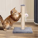Nobleza Cat Scratching Post Small Activity Center Grey 25x25x35cm Sisal Toy view 7