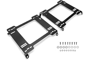 ECOTRIC Steel Seat Base Brackets Adapter Compatible with Acura Integra 1994-2001 Replacement for SB031PA SB031DR