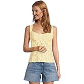 Free People Womens Full Bloom Eyelet Cami