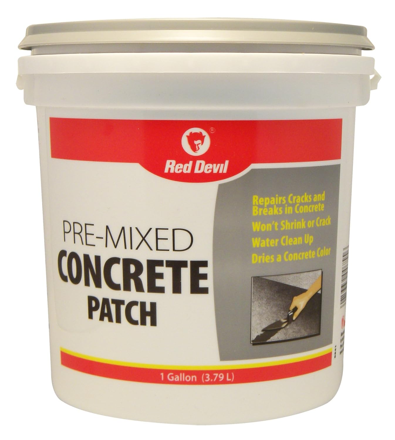 Red Devil 0641 Premixed Concrete Patch Gallon, Gray, Pipe Cutters