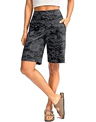 G Gradual Women's Bermuda Long Shorts with Pockets