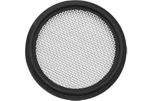 DERNORD 1.5" FKM Sanitary Gasket w/Stainless Screen - Tri Clamp Clover (30 Mesh)