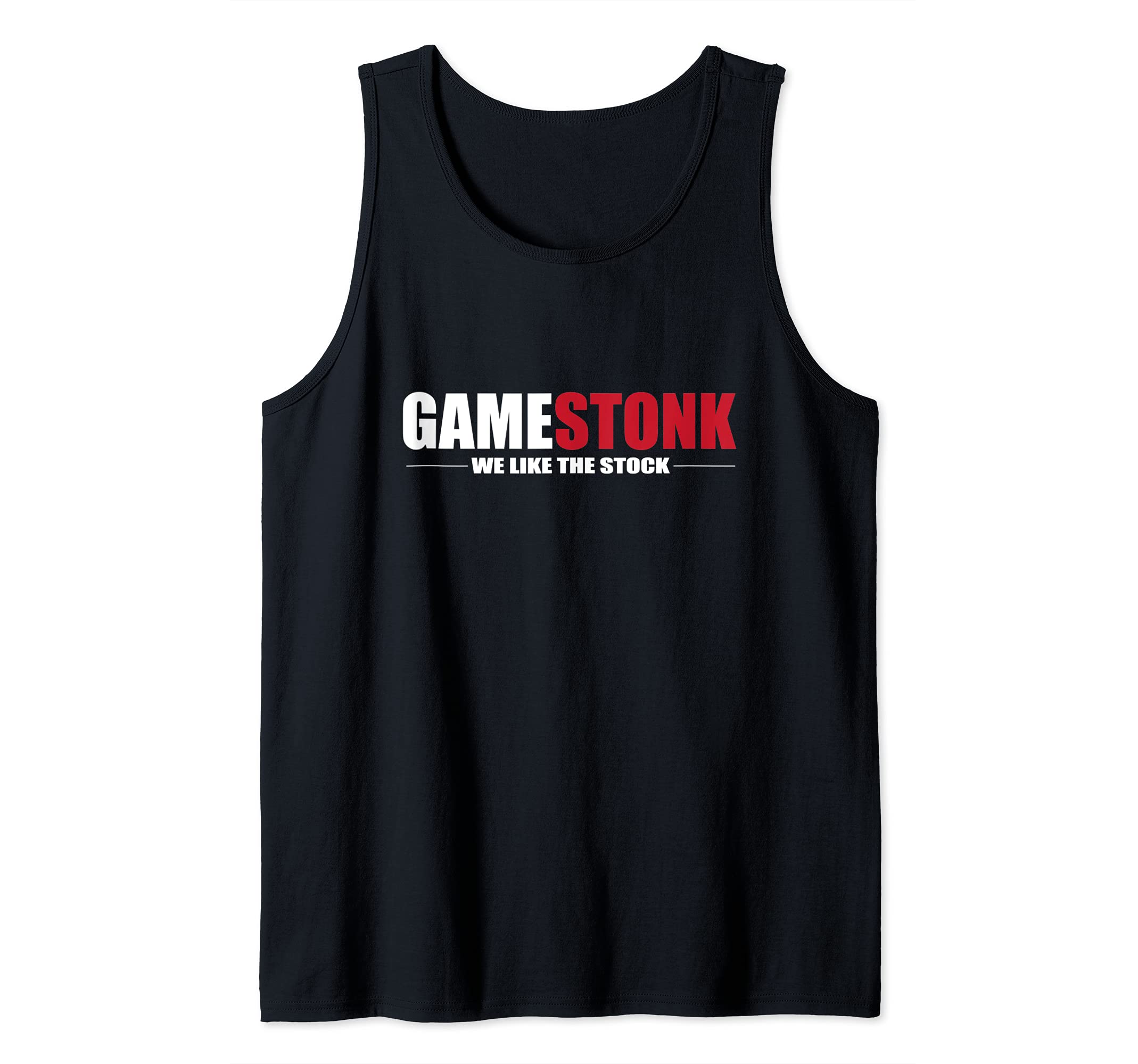 Game Stonk GME We Like The Stock WSB MOASS Squeeze Tank Top