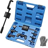 ReluxGo Engine Tools Diesel Injector Extractor Puller Kit Common Rail Tool Slide Hammer Puller Adaptors Fit for Mercedes Benz