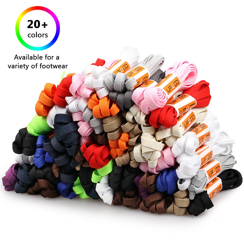 UpUGo 3 Pair Flat Shoe laces, 5/16