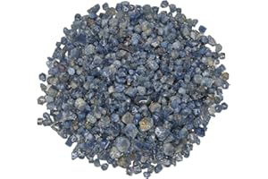 Digging Dolls: 1/8 lb of Beautiful Blue Sapphire Crystals Rough Stones from Brazil - Raw Rocks Perfect for Tumbling, Lapidary Polishing, Reiki, Crystal Healing and Crafts!