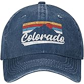 Sefgaen Cap Colorado Mountains Cap Women Dad Hats with Design Hat