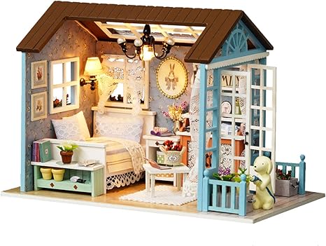 flever dollhouse miniature diy house kit