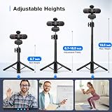 EMEET C960 4K Webcam with Tripod, 4K Sensor, Adjustable Height 360° Swivel view 9