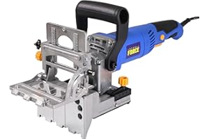 Steel Force DJ710 Dual Spindle Dowel Jointer,Wood Dowels Joiner 710W 120V 60Hz, 8mm 5/16" Dilling Bits, Up to 1-1/2" Drilling Depth