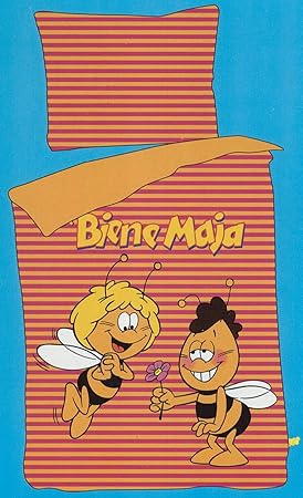 Bettwäsche Biene Maja & Willi 135x200 80x80 cm