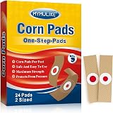 MYMULIKE Corn Remover Pads 24 Count - Cushions for Feet Hands Toes