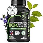 Zenmen Tick Immune Support Supplement - Improved Formula - Japanese Knotweed, Cat's Claw, Chinese Skullcap, Cryptolepis Sanguinolenta, Sweet Wormwood - 90 Vegan Capsules, Made in The USA