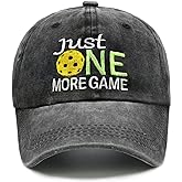 Waldeal Pickleball Hat,Adjustable Embroidered Washed Baseball Cap for Men Women