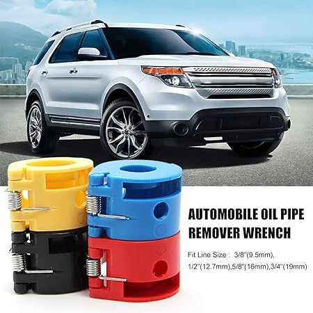 Amazon 4 Pcsの燃料ラインクイックディスコネクトカップリング修理工具スプリングロックカーエアコンa C 車載用冷暖房器具 車 バイク