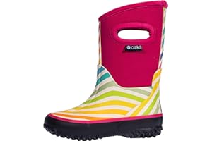 OAKI Kid's Neoprene Rain Boots, Snow Boots, Muck Boots