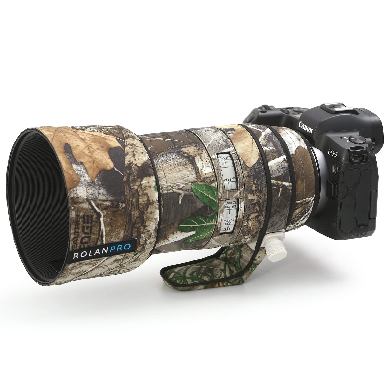 ROLANPRO Waterproof Lens Cover for Canon RF 70-200mm F2.8 L is USM Camouflage Rain Cover Lens Protective Sleeve Guns Case (#27 Jungle waterproof)