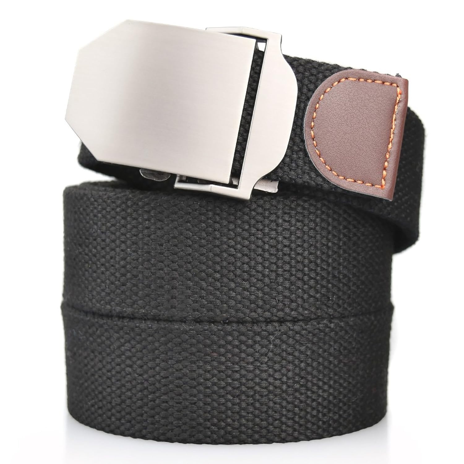 Men's Canvas  Belt Military Style With Nickel Free Buckle & 50" Long eBay