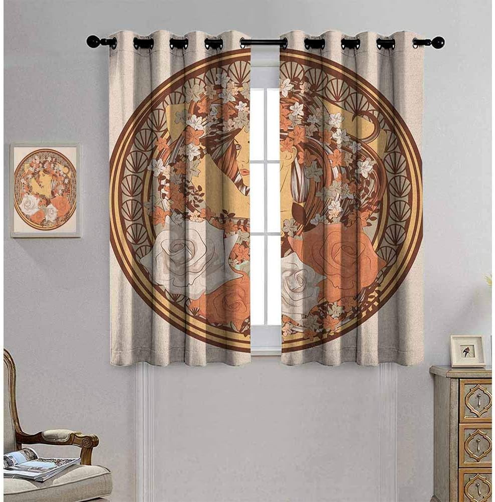 Amazon.com: Boho Blackout Window Treatment Curtains, Hippie Design with