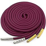 YJRVFINE Athletic Round Shoe Laces: 2 Pairs 47 Inch