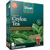Dilmah Premium Ceylon Black Tea - 100 Tea Bags (Single Pack)-Strong, Robust, and Aromatic for everyday drinking-Unblended Single origin teas packed at the source.