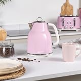 Salter Retro Pink Kettle & Toaster Set 1.7L 4-Slice Wide Slot 3kW 1630W view 6