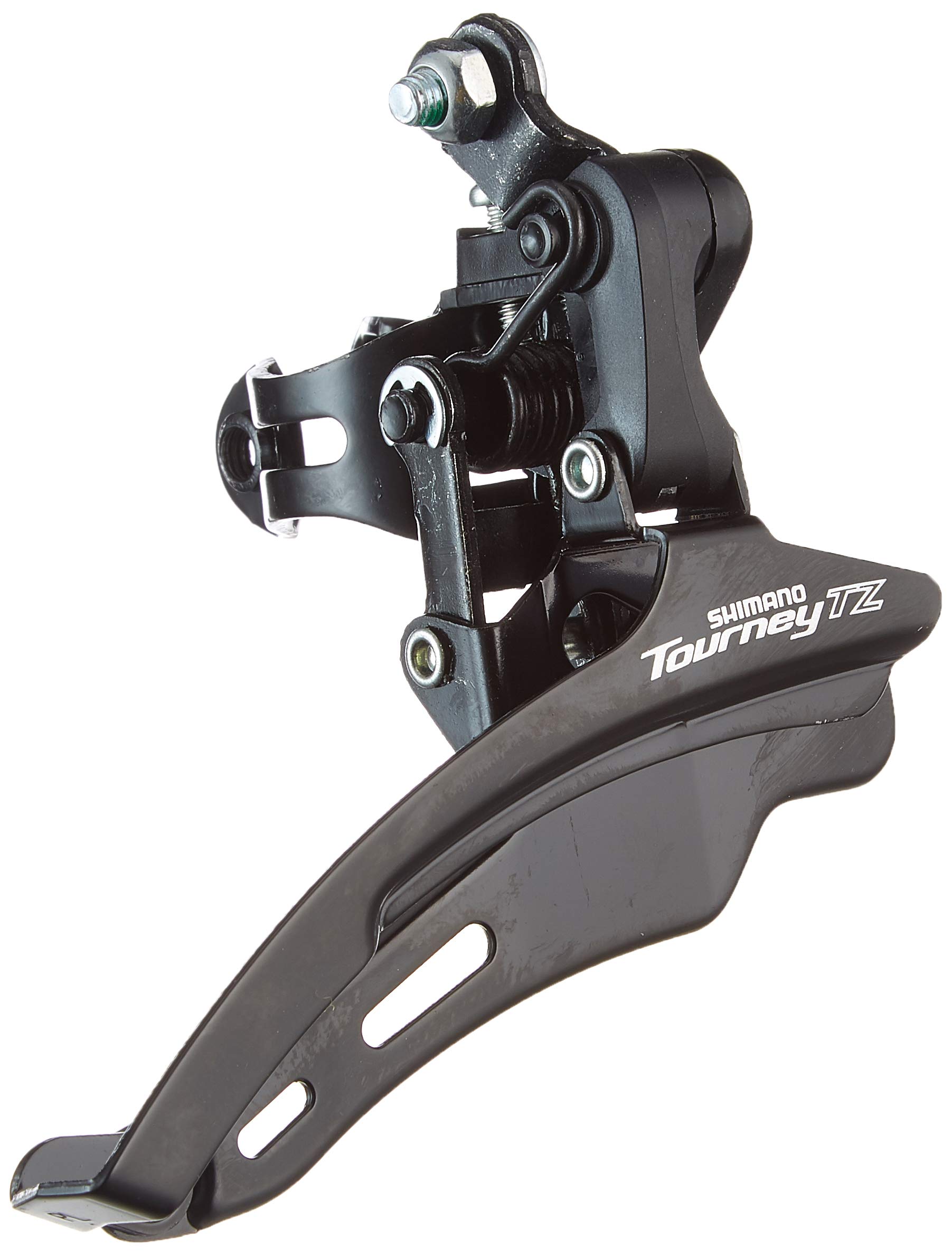 Shimano FD-TZ510 6-speed MTB front derailleur, down swing, down pull, 31.8mm, 66-69, 48T