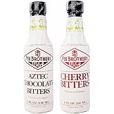 Fee Brothers Aztec Chocolate &amp; Cherry Cocktail Bitters - Aromatic Cocktail Mixer &amp; Concentrated Flavoring, Gluten Free, Vegan-Friendly, 1-5 fl oz Bottle of Each Flavor