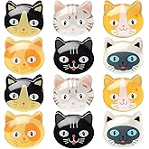 Tigeen 12 Pcs Cat Clips Bag Clips Set Multipurpose Cute Snack Chip Sealer | Kitten Shaped Sealing Closures, Bag Sealers for Snacks, Cute Party Supplies, Reusable for Photos Notes Paper, Kitchen Gadgets