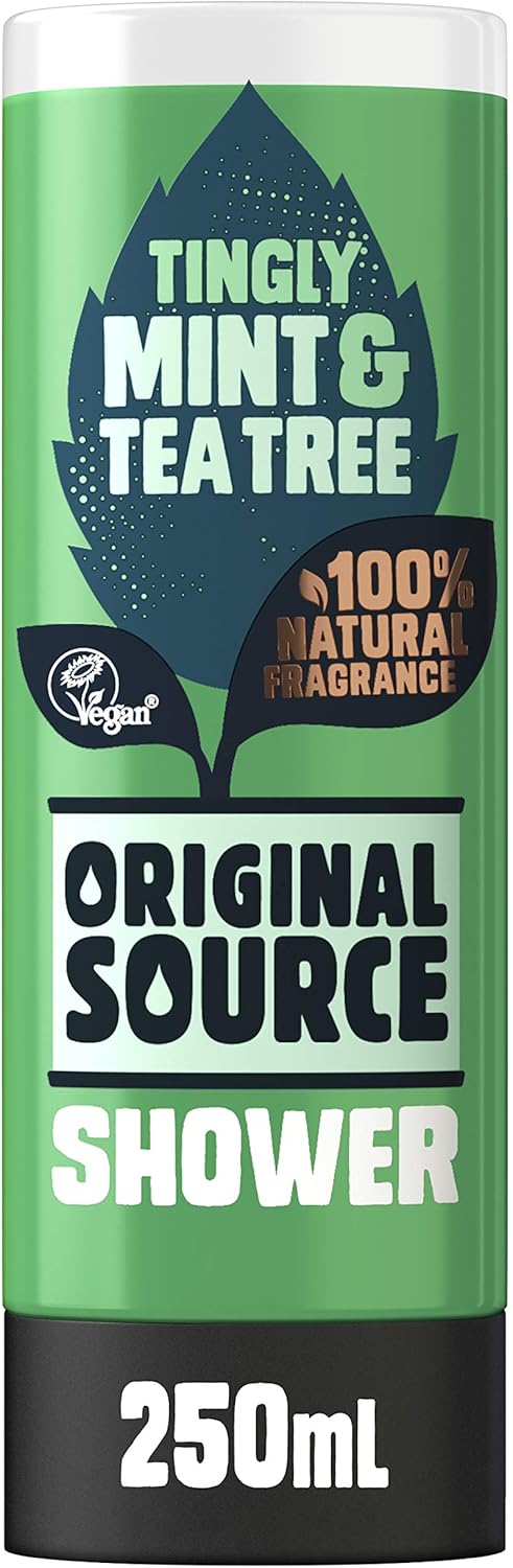 Original Source Mint and Tea Tree Shower Gel, 250ml, Other, 250 ml (Pack of 1)