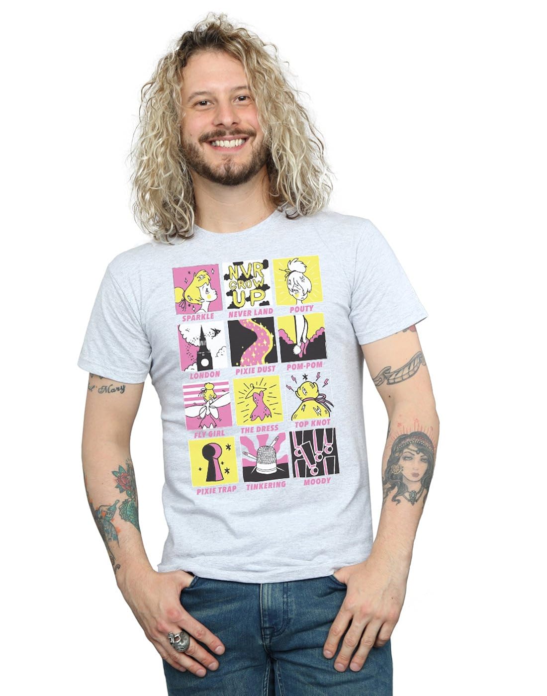 Tinkerbell Squares T Shirt 7386 Jznovelty