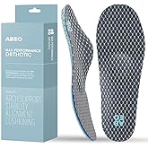 ABEO Max Metatarsal Insoles for Women | Plantar Fasciitis Shoe Inserts | Metatarsal Orthotics for Women | Blue, 5 Medium