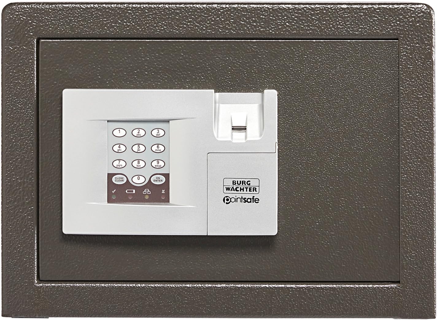 BURG-WÄCHTER, Home Safe, Electronic Combination Lock with Finger Print Scanner, Wall and Floor Mounting, PointSafe P 2 E FS