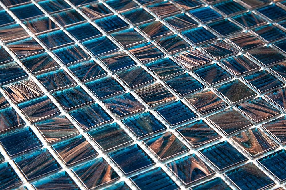 Ft Swimming Pool Tile 10 Sq Hometile Mosaic Peacock Blue Glass Mosaic Tile For Kitchen Backsplashes Bathroom Tile 10 Pieces Per Case Building Supplies Stone Tiles Fcteutonia05 De