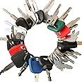 EISENS (30) Heavy Equipment Key Set Compatible with Kobelco Case Cat Bobcat Deere Kubota Hyundai Doosan JCB Genie Volvo Manitou Hitachi New Holland Sany Sumitimo Komatsu JLG Clark