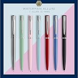 Waterman Allure Ballpoint Pen Red Lacquer Medium Point Blue Ink Gift Box view 4