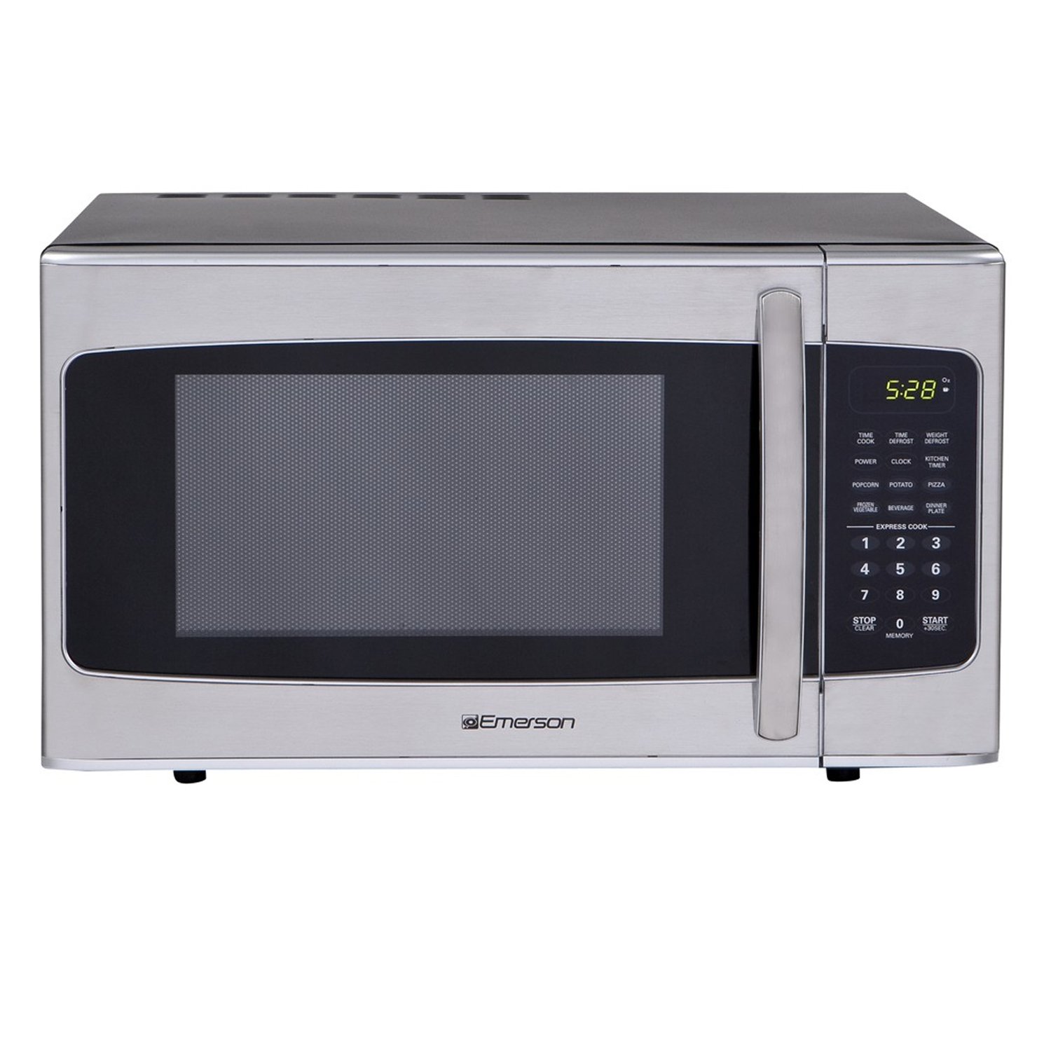 Emerson MWG1337SB, 1.3 CU. FT. 1000 Watt, Touch Control, Stainless Steel Microwave Oven