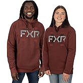 FXR Victory Pullover Hoodie Rust Heather/Grey Hoody Long Sleeve Phone Pocket