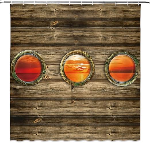 Amazon Com Mnsc Brownish Sailboat Nautical Decor Buoy Fisherman