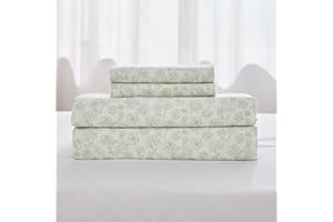 Gogreen 4PC Deep Pocket King Sheet Set Fit 16", Breathable Microfiber Soft King Size Sheet Set, Hotel Style Bed Sheet Set, Gi