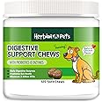 Herbion Pets Digestive Support Chews with Probiotics & Enzymes, 120 Soft Chews, with Daily Digestive Enzymes, for Improved Gut Health, Minimum 2 Billion CFUs, Made in The USA - for Dogs 12 Weeks+
