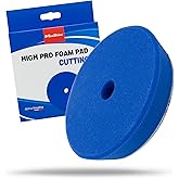 Maxshine 6” Universal High Pro Cut Foam Pads – Compatible with DA & Rotary Polishers – Professional Foam Pad for Cutting, Polishing & Finishing – Washable & Reusable Detailing Pad