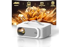 Projector 4k: [Official-Apps/Auto Focus/35W Dolby Audio] Smart Projector Bluetooth5.2 & WiFi6,Auto Keystone Focus,HDR10+,Liso