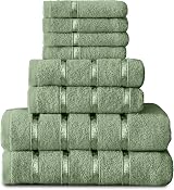 GC Gaveno Cavalia 8 Pc Egyptian Cotton Towel Bale Sage Green 450 GSM
