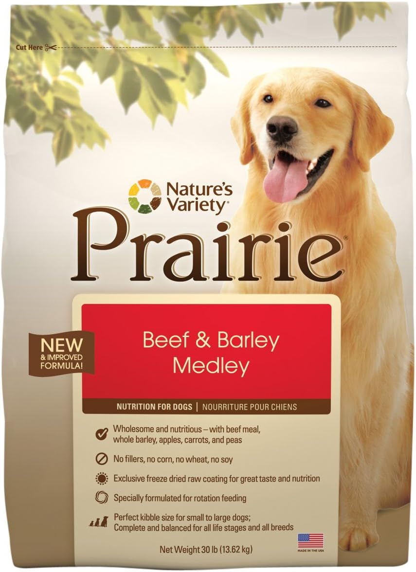 Nature's Variety Prairie Dry Dog Food, Beef and Barley