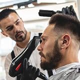 Xumann 3PC Black Fade Brush Barber Styling Tool for Men Women Hair Beard view 5