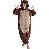 Beauty Shine Unisex Adult Onesie One Piece Pajamas Cosplay Cartoon Costume Halloween Christmas Sleepwear Jumpsuit Homewear