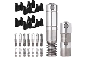 TEMSONE 16Pcs Active Fuel Management Valve Hydraulic Roller Lifters and Guide Trays Compatible with GMC Cadillac Chevrolet Chevy Buick Pontiac 4.3L 5.3L 6.0L 6.2L Replace 12569256 12645725 12680871
